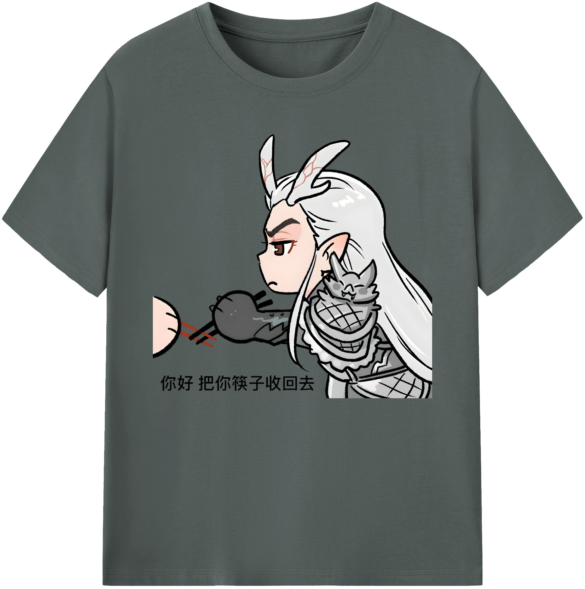（画像用） Ne Zha 2 ナタ 魔童の大暴れ 綿100％ メンズ半袖Tシャツ｜肌触りやわらか＆通気性